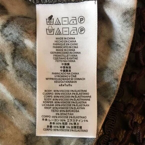 *30off3* NWOT. Michael Michael Kors Animal Print Top. - Picture 11 of 11